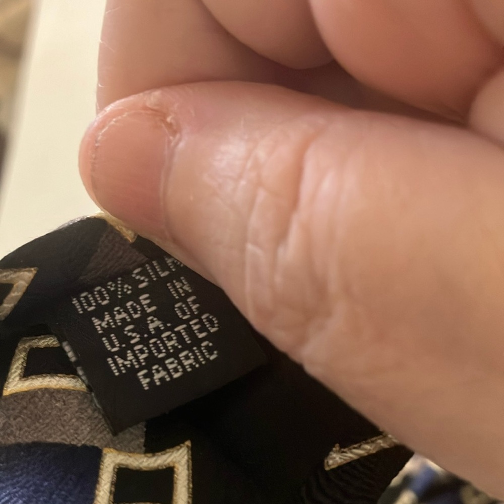 FINAL MARKDOWN Louis Roth silk tie - Picture 4 of 4
